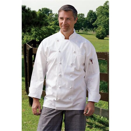 Nathan Caleb Executive Chef Coat in White Small NA608870